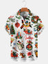 Men's Christmas Funny Graphic Short Sleeve Hawaiian Shirt